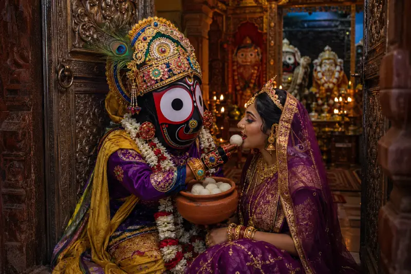শ্রীজগন্নাথ ও লক্ষ্মী দেবীর মানভঞ্জন