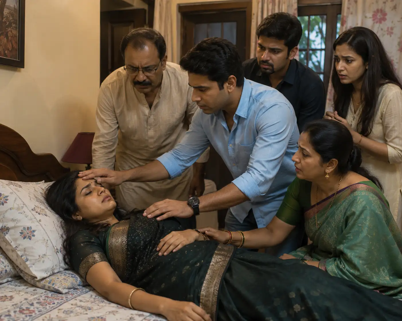 জানালার ওপারে ছায়ামূর্তি