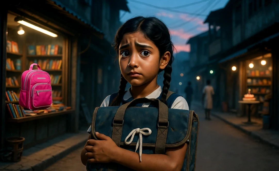 জুতোর ফিতেয় বাঁধা নূরের ব্যাগটা, যেন এক ভাঙা শৈশব