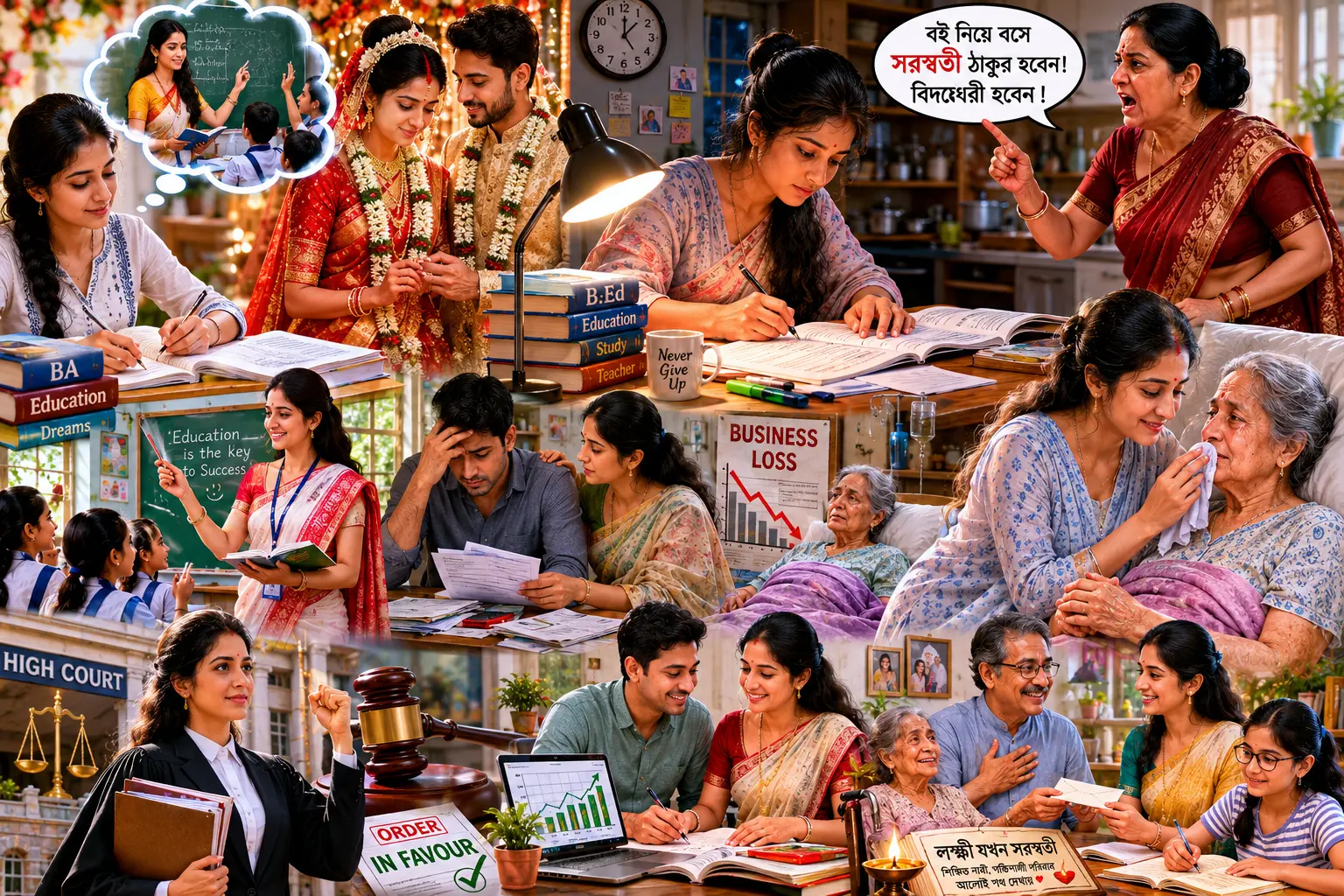 লক্ষ্মী যখন সরস্বতী